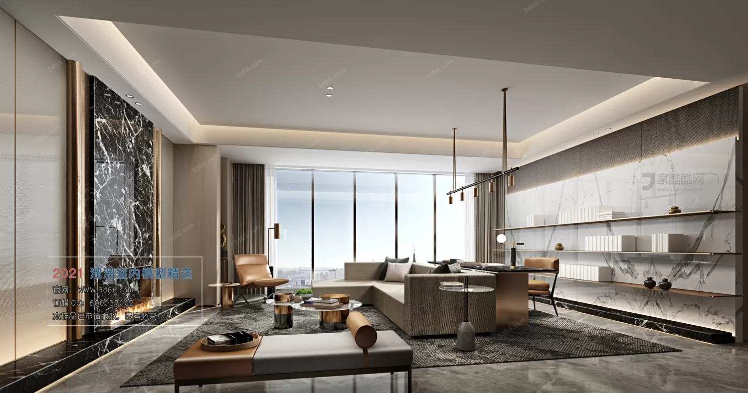 STUDY – A004-Modern style-Vray model STUDY – A004-Modern style-Vray model