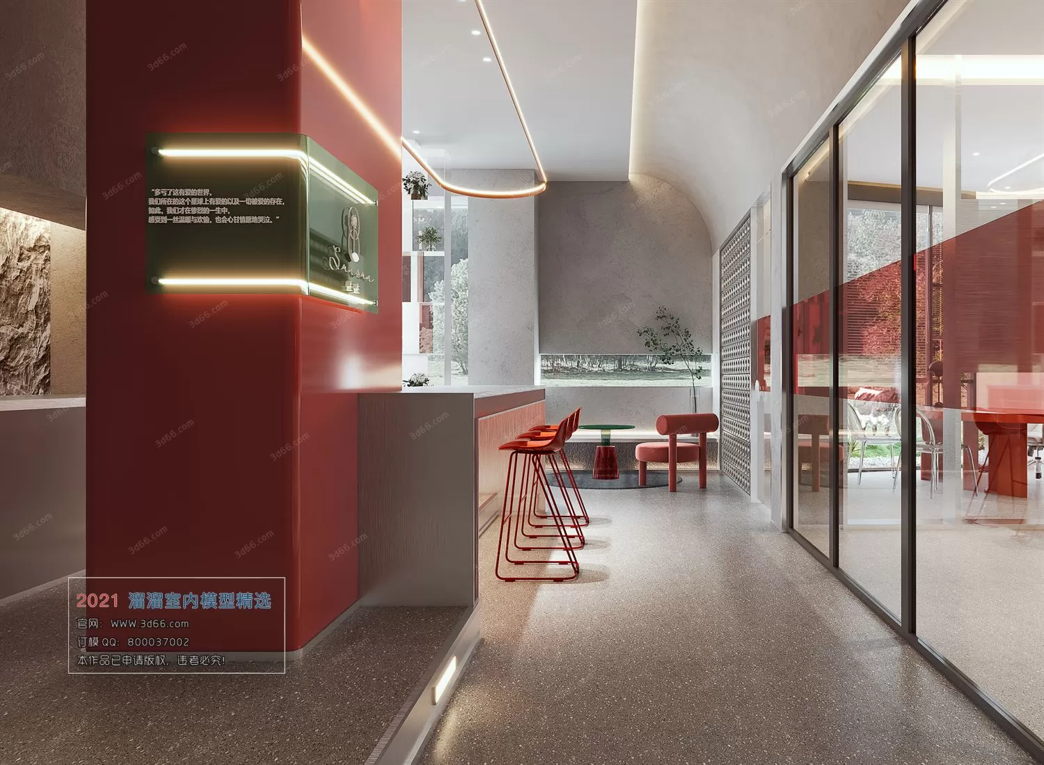 LOBBY, RECEPTION – A006-Modern style-Corona model