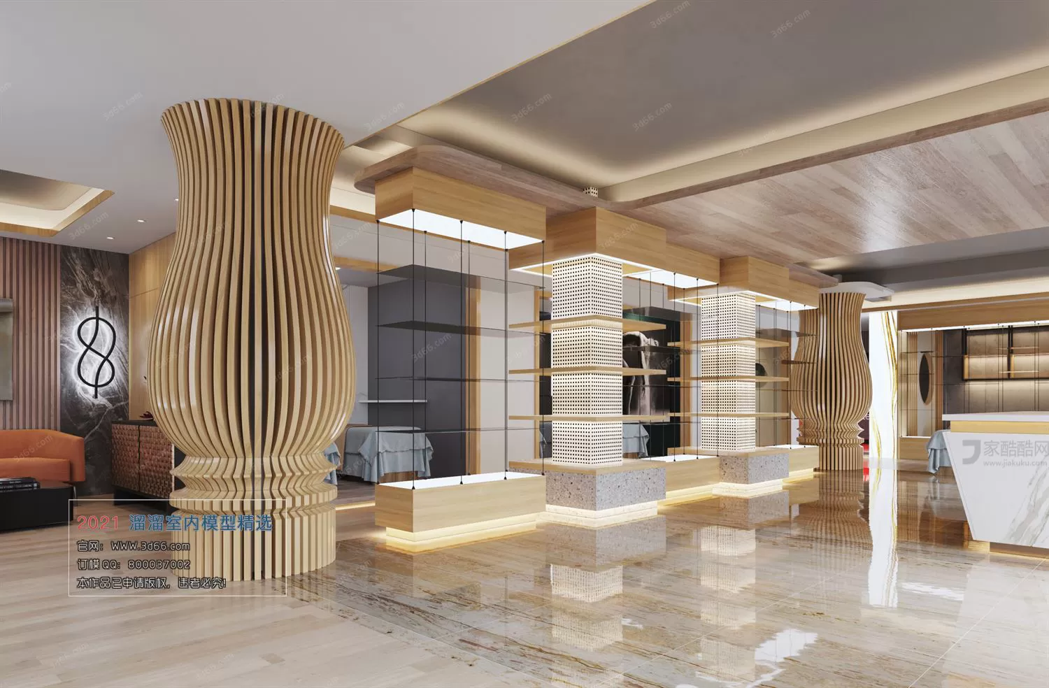 LOBBY, RECEPTION – A012-Modern style-Corona model