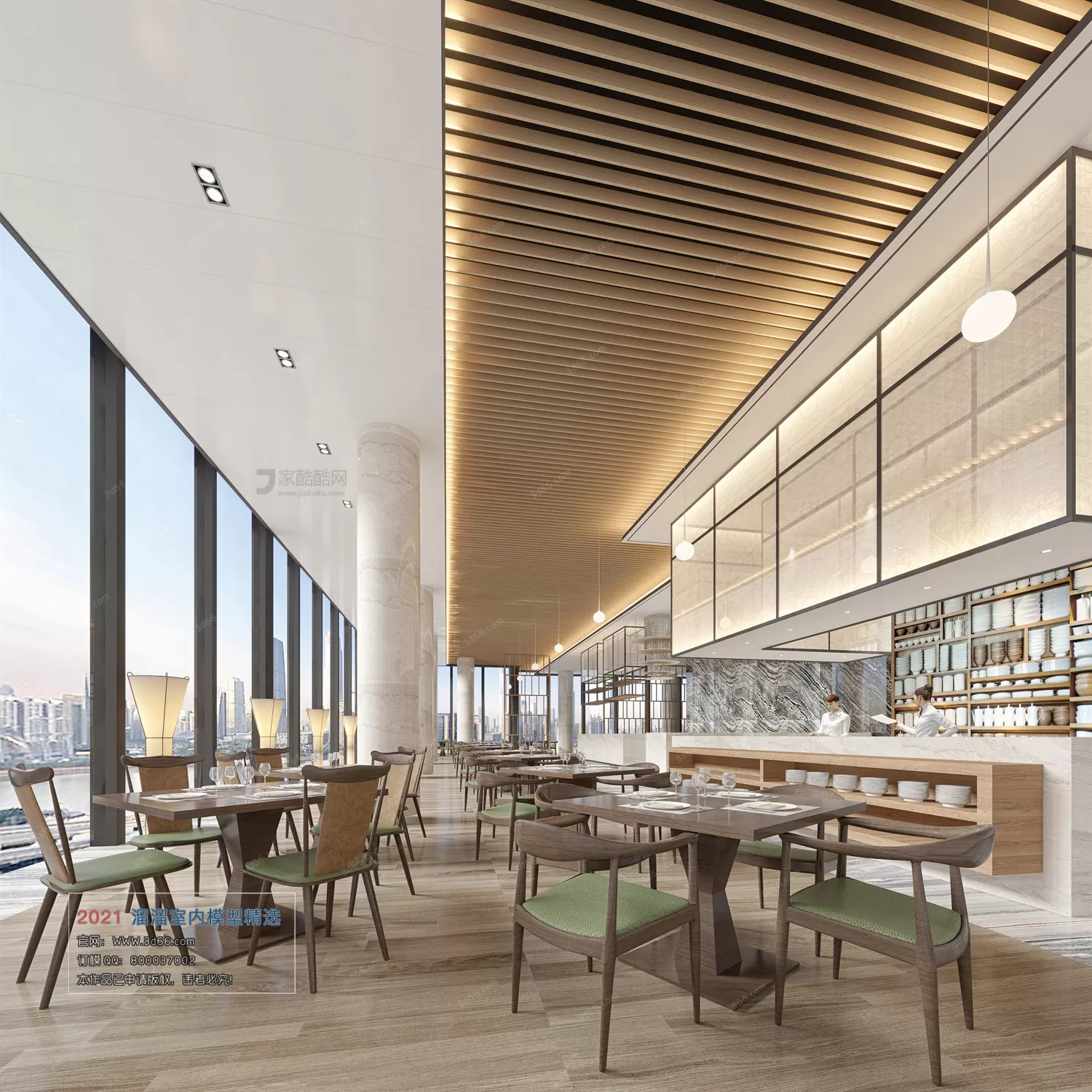 HOTEL, TEAHOUSE, CAFE – F002-Southeast Asian style-Vray model HOTEL, TEAHOUSE, CAFE – F002-Southeast Asian style-Vray model