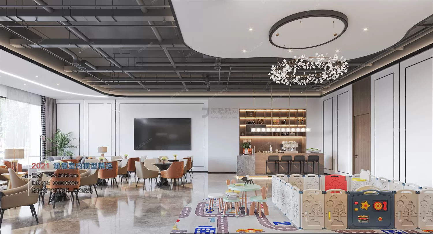 HOTEL, TEAHOUSE, CAFE – A003-Modern style-Corona model