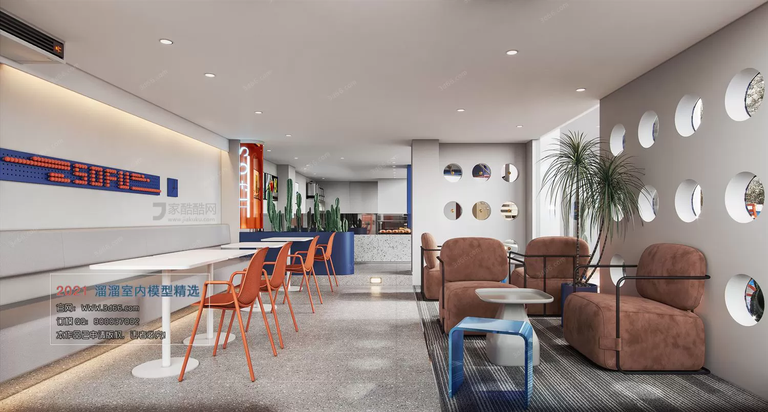 HOTEL, TEAHOUSE, CAFE – A004-Modern style-Corona model