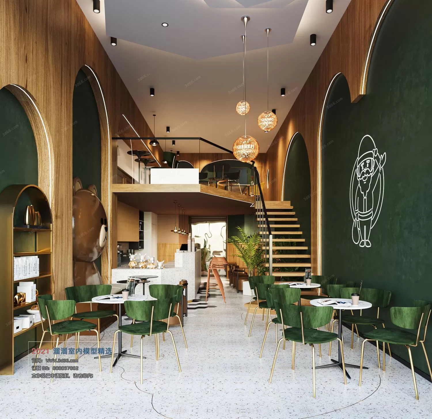 HOTEL, TEAHOUSE, CAFE – A007-Modern style-Corona model
