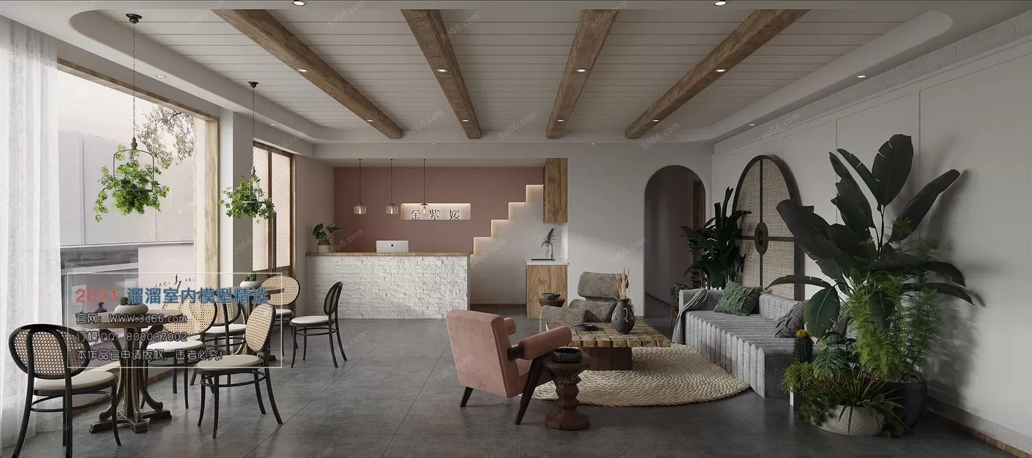 HOTEL, TEAHOUSE, CAFE – M002-Nordic style-Corona model