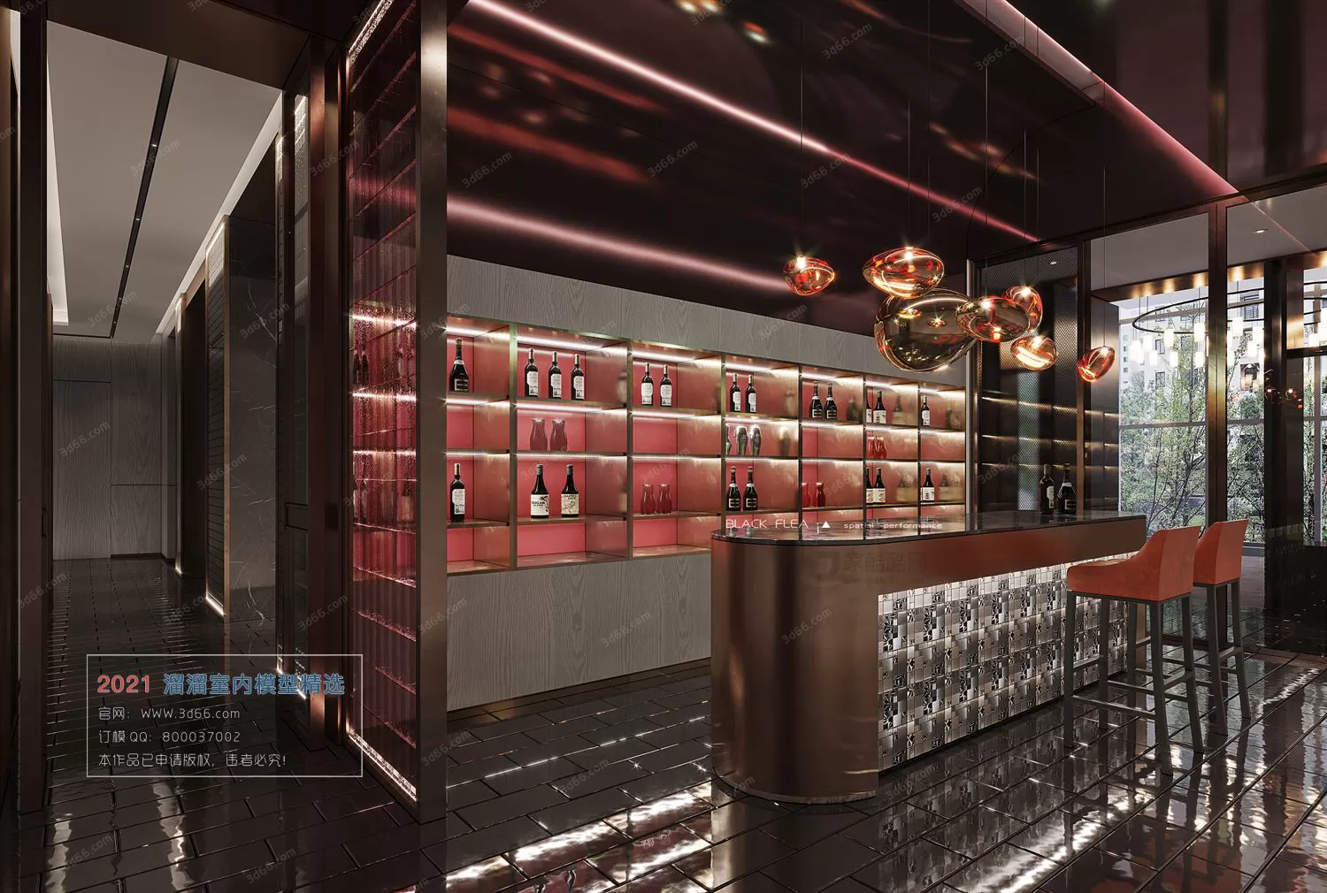 KARAOKE, BAR – B001-Postmodern style-Corona model