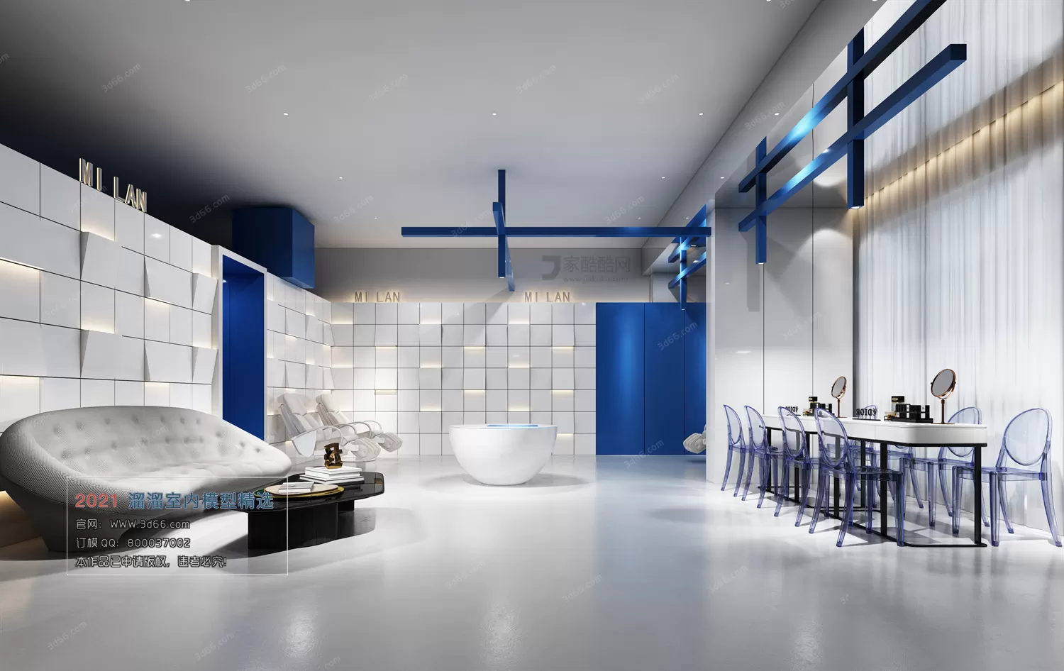 OFFICE, MEETING – A004-Modern style-Vray model