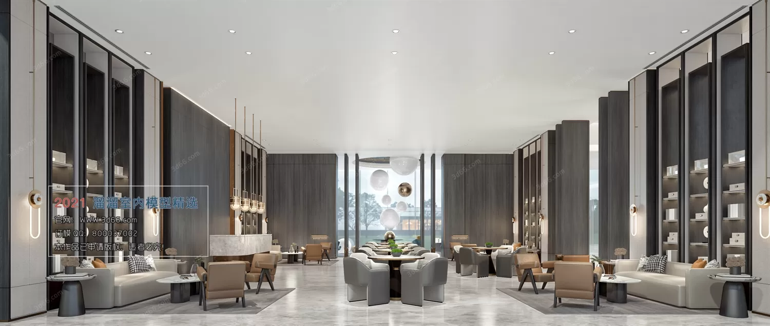 OFFICE, MEETING – A013-Modern style-Vray model