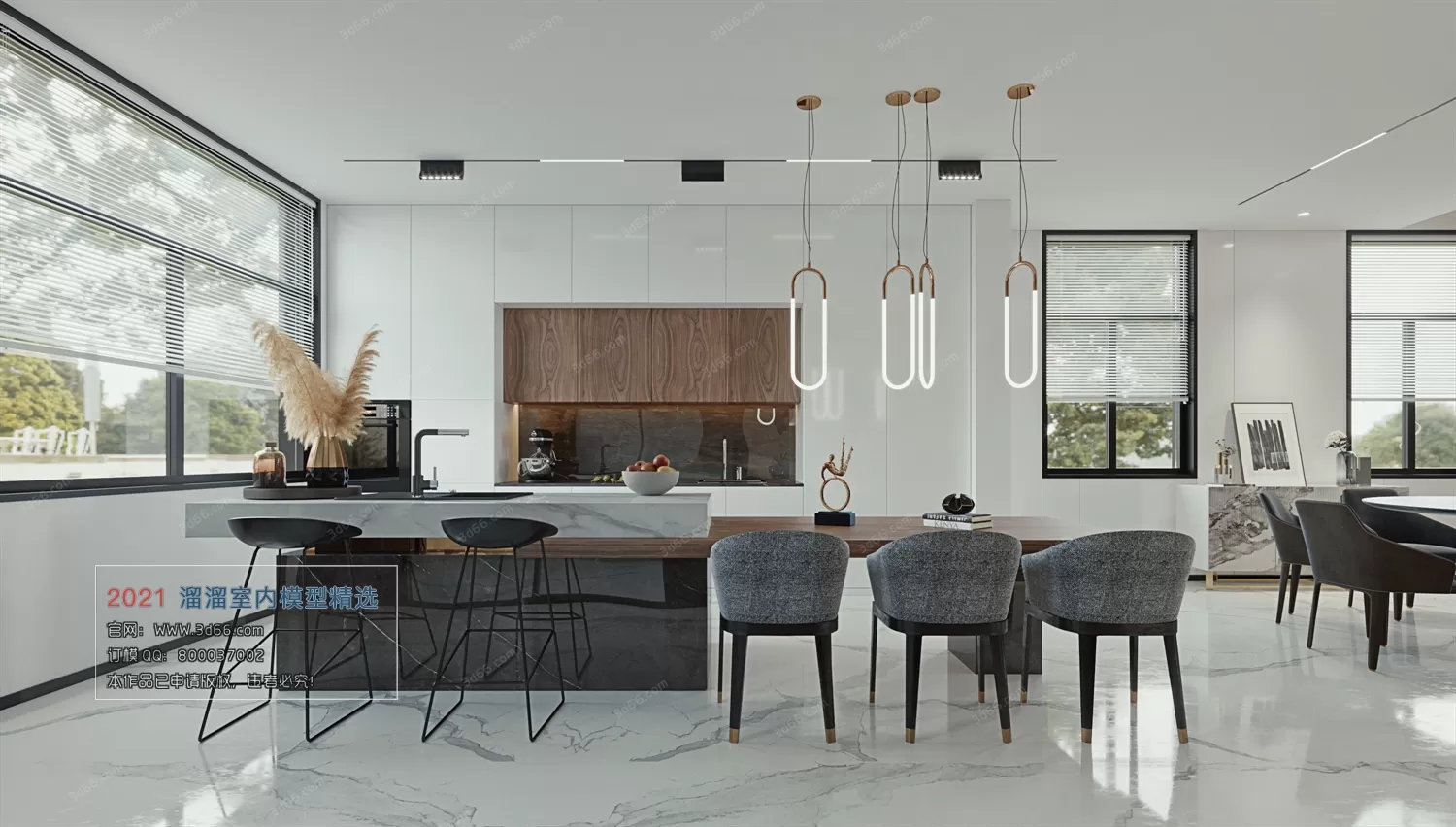 DINING, KITCHEN – A027-Modern style-Corona model