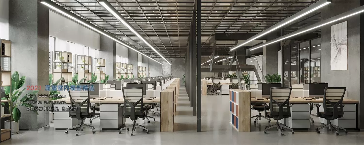 OFFICE, MEETING – H001-Industrial style-Corona model