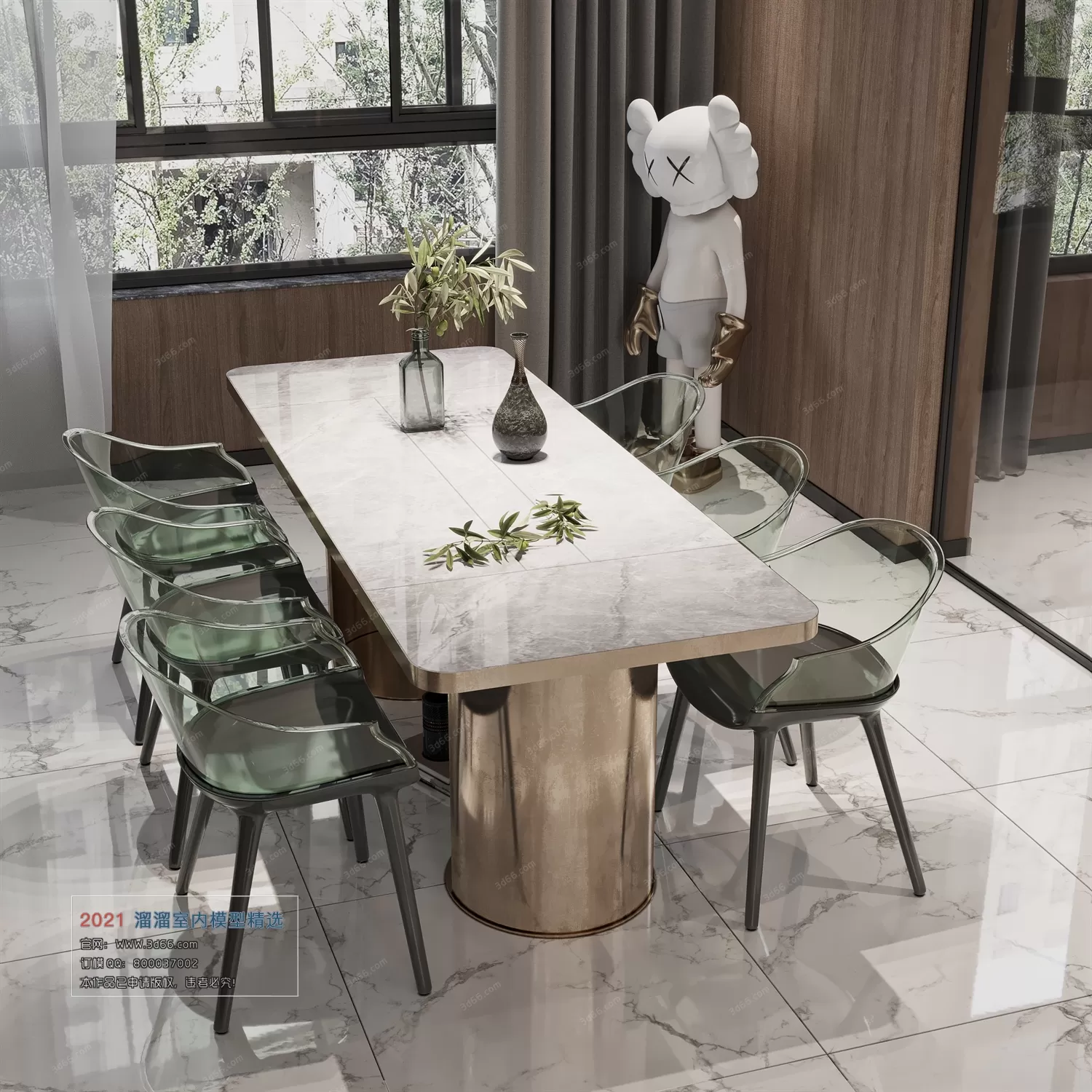 DINING, KITCHEN – A038-Modern style-Corona model