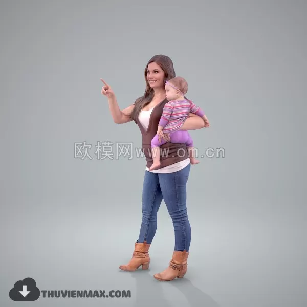 HUMAN PRO 3D MODELS – 124