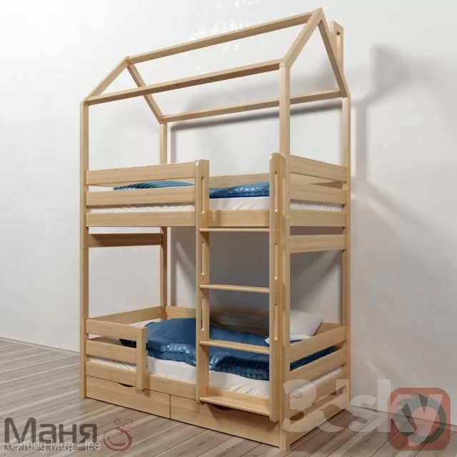 DECOR HELPER – KID – BED 3D MODELS – 104