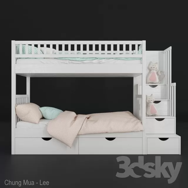DECOR HELPER – KID – BED 3D MODELS – 3