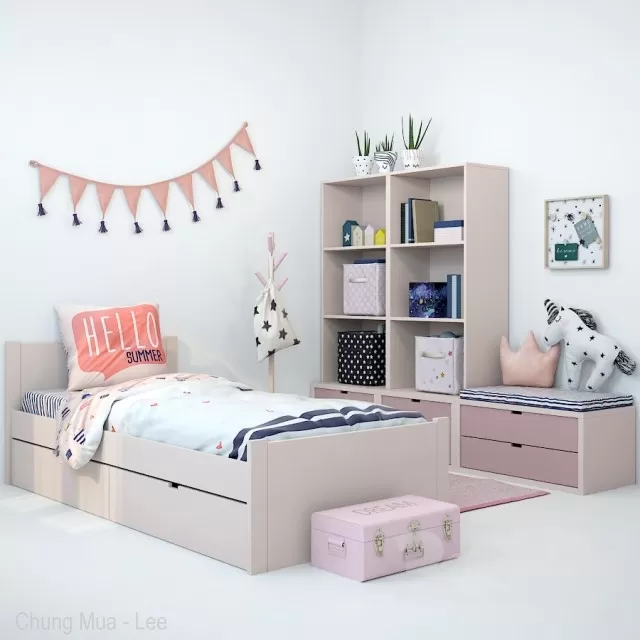 DECOR HELPER – KID – BED 3D MODELS – 4