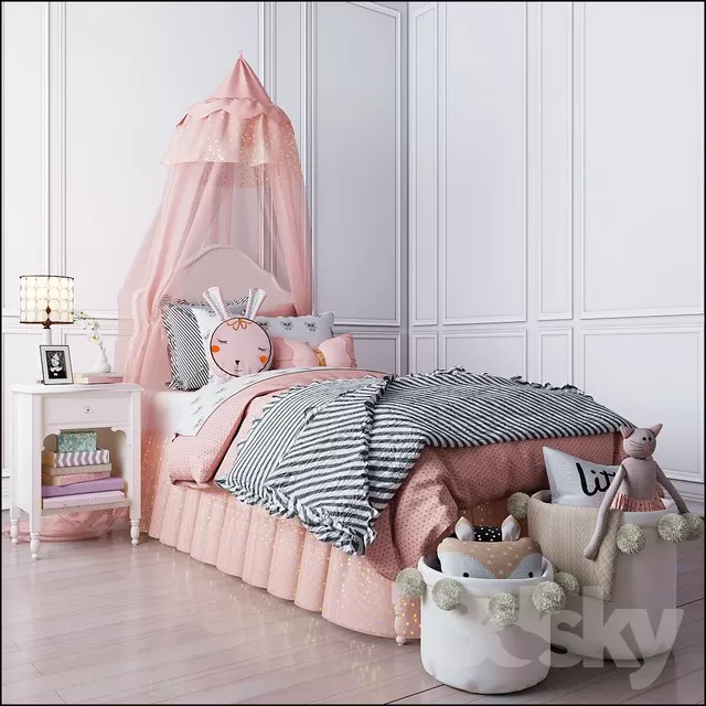 DECOR HELPER – KID – BED 3D MODELS – 32