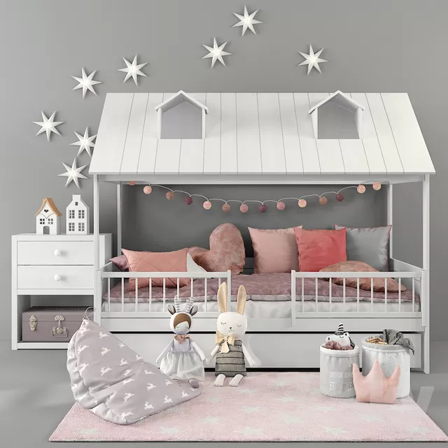 DECOR HELPER – KID – BED 3D MODELS – 33