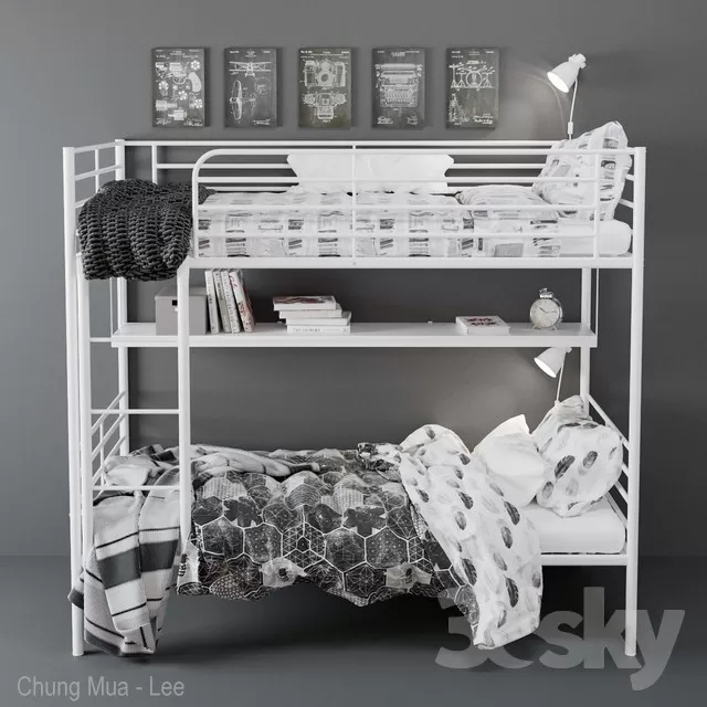DECOR HELPER – KID – BED 3D MODELS – 35