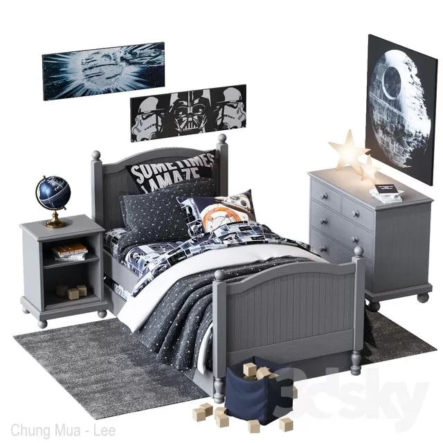 DECOR HELPER – KID – BED 3D MODELS – 36