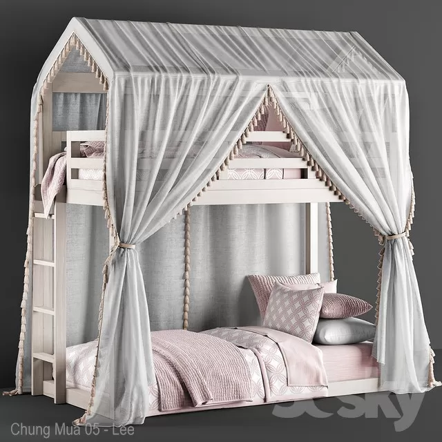 DECOR HELPER – KID – BED 3D MODELS – 39