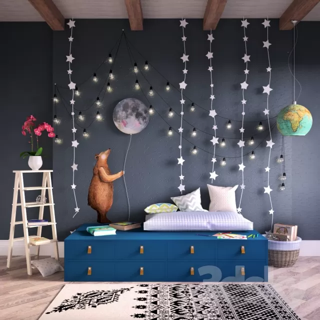 DECOR HELPER – KID – BED 3D MODELS – 65