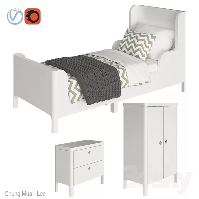 DECOR HELPER – KID – BED 3D MODELS – 71