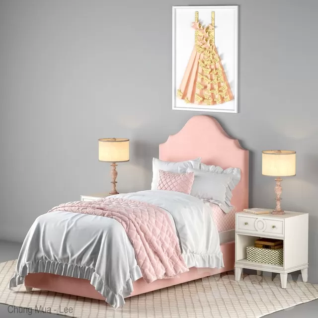 DECOR HELPER – KID – BED 3D MODELS – 76