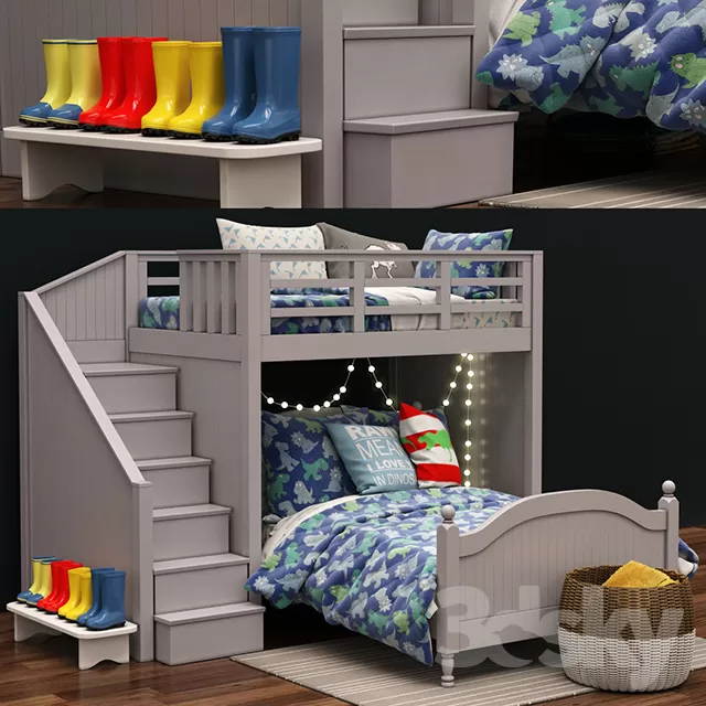 DECOR HELPER – KID – BED 3D MODELS – 9