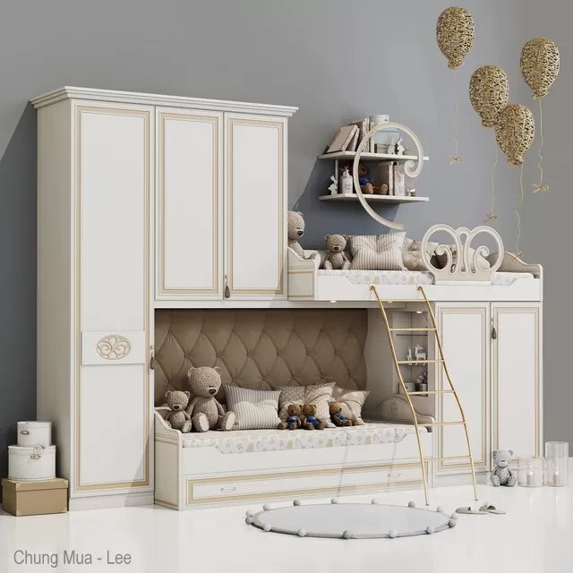 DECOR HELPER – KID – BED 3D MODELS – 82