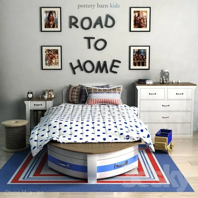 DECOR HELPER – KID – BED 3D MODELS – 88