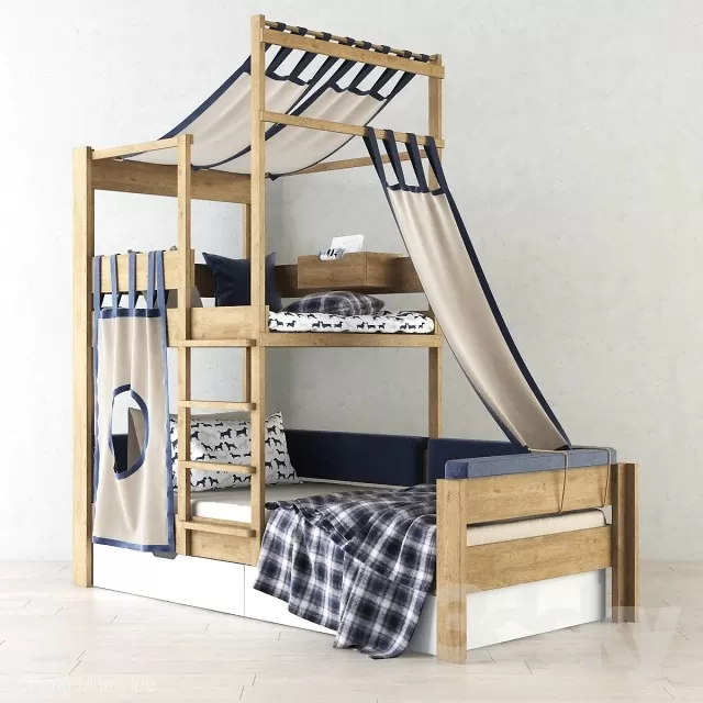 DECOR HELPER – KID – BED 3D MODELS – 91