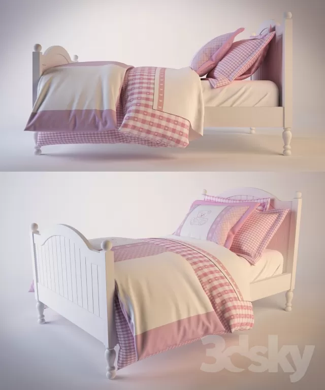DECOR HELPER – KID – BED 3D MODELS – 100