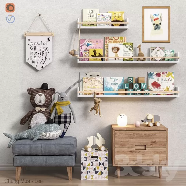 DECOR HELPER – KID – DECOR 3D MODELS – 118