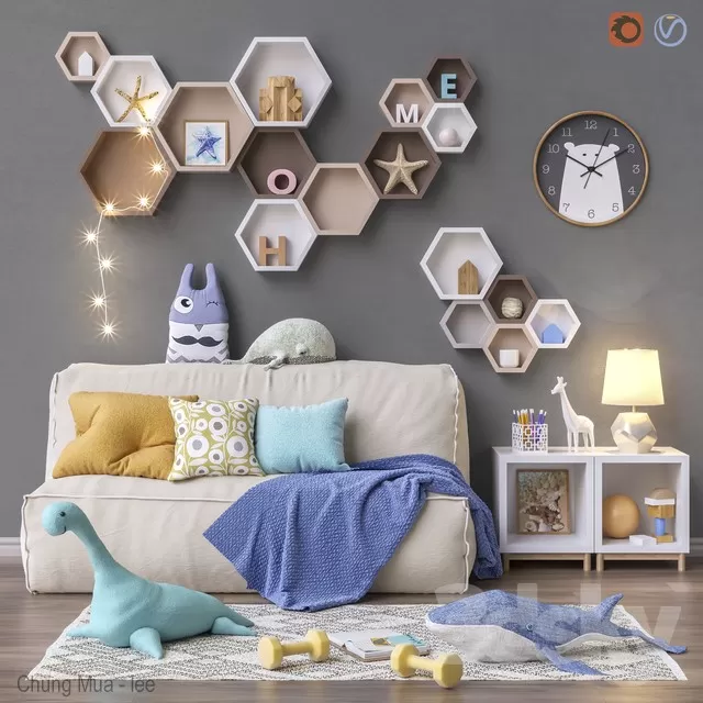 DECOR HELPER – KID – DECOR 3D MODELS – 166