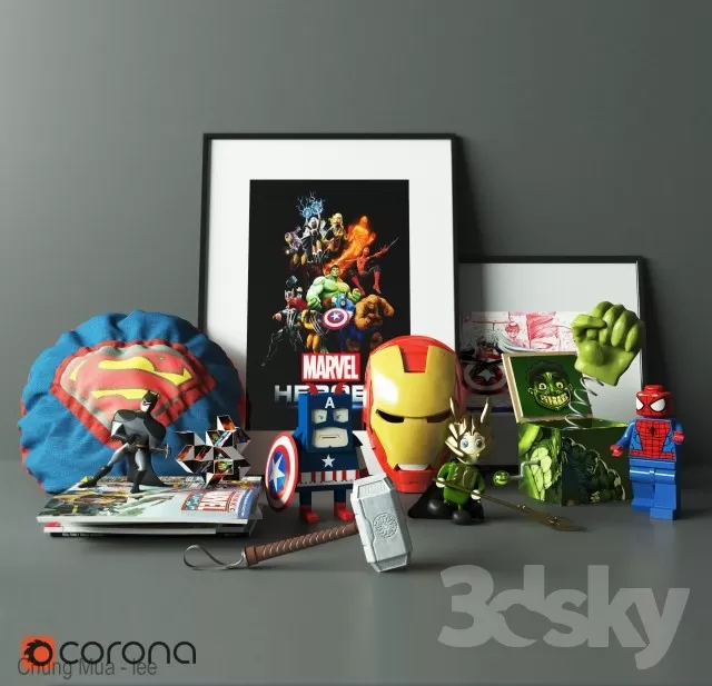 DECOR HELPER – KID – DECOR 3D MODELS – 205