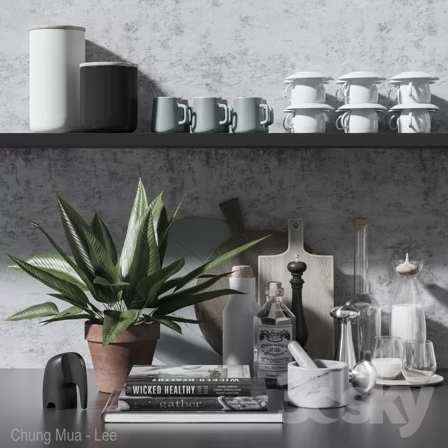 DECOR HELPER – KITCHEN – ACCESSORIES 3D MODELS – 19