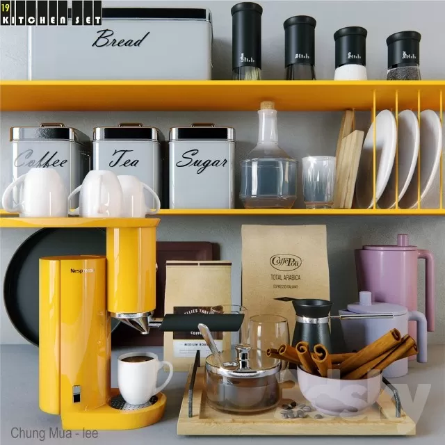 DECOR HELPER – KITCHEN – ACCESSORIES 3D MODELS – 52