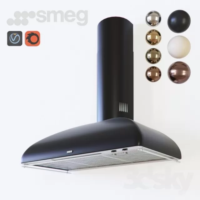 DECOR HELPER – KITCHEN – COOKER HOOD 3D MODELS – 17