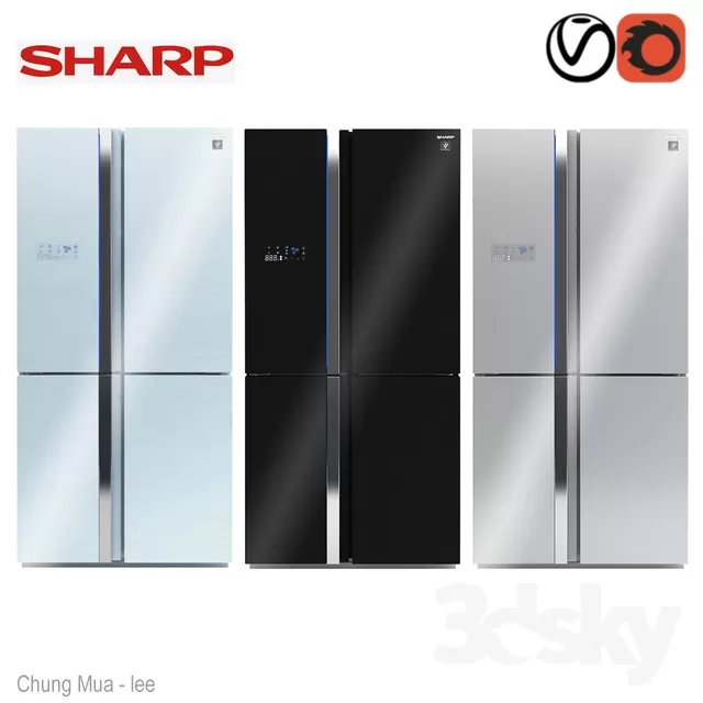 DECOR HELPER – KITCHEN – FRIDGE 3D MODELS – 28