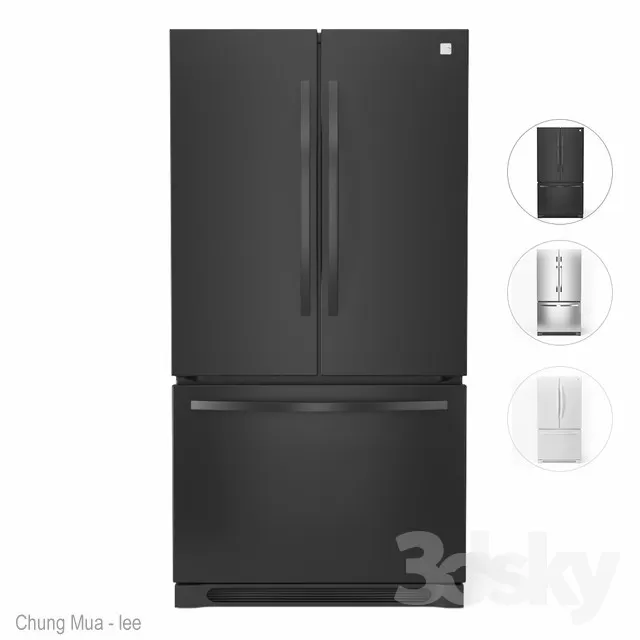 DECOR HELPER – KITCHEN – FRIDGE 3D MODELS – 29