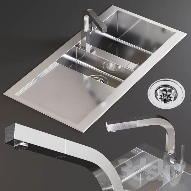DECOR HELPER – KITCHEN – SINK 3D MODELS – 10