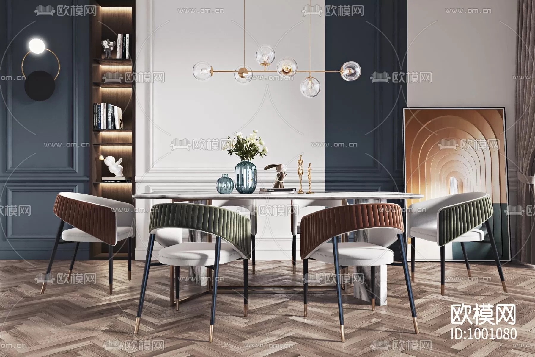 DECOR HELPER – KITCHEN – TABLE SET 3D MODELS – 11