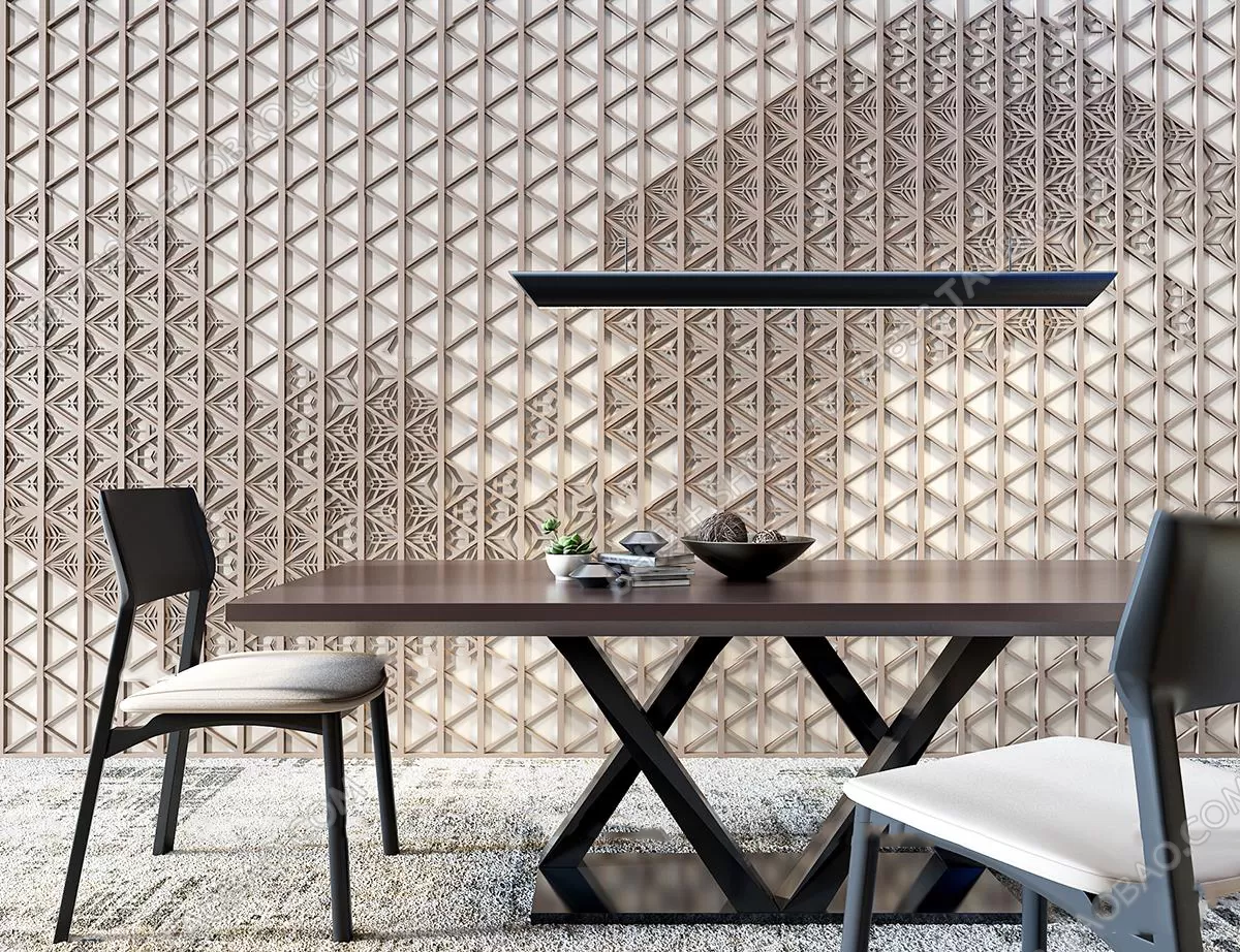 DECOR HELPER – KITCHEN – TABLE SET 3D MODELS – 117