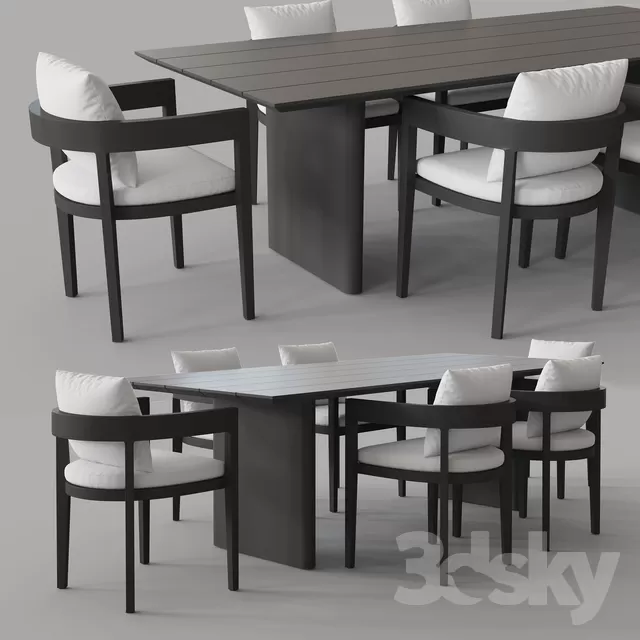 DECOR HELPER – KITCHEN – TABLE SET 3D MODELS – 128