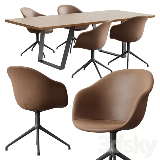 DECOR HELPER – KITCHEN – TABLE SET 3D MODELS – 147