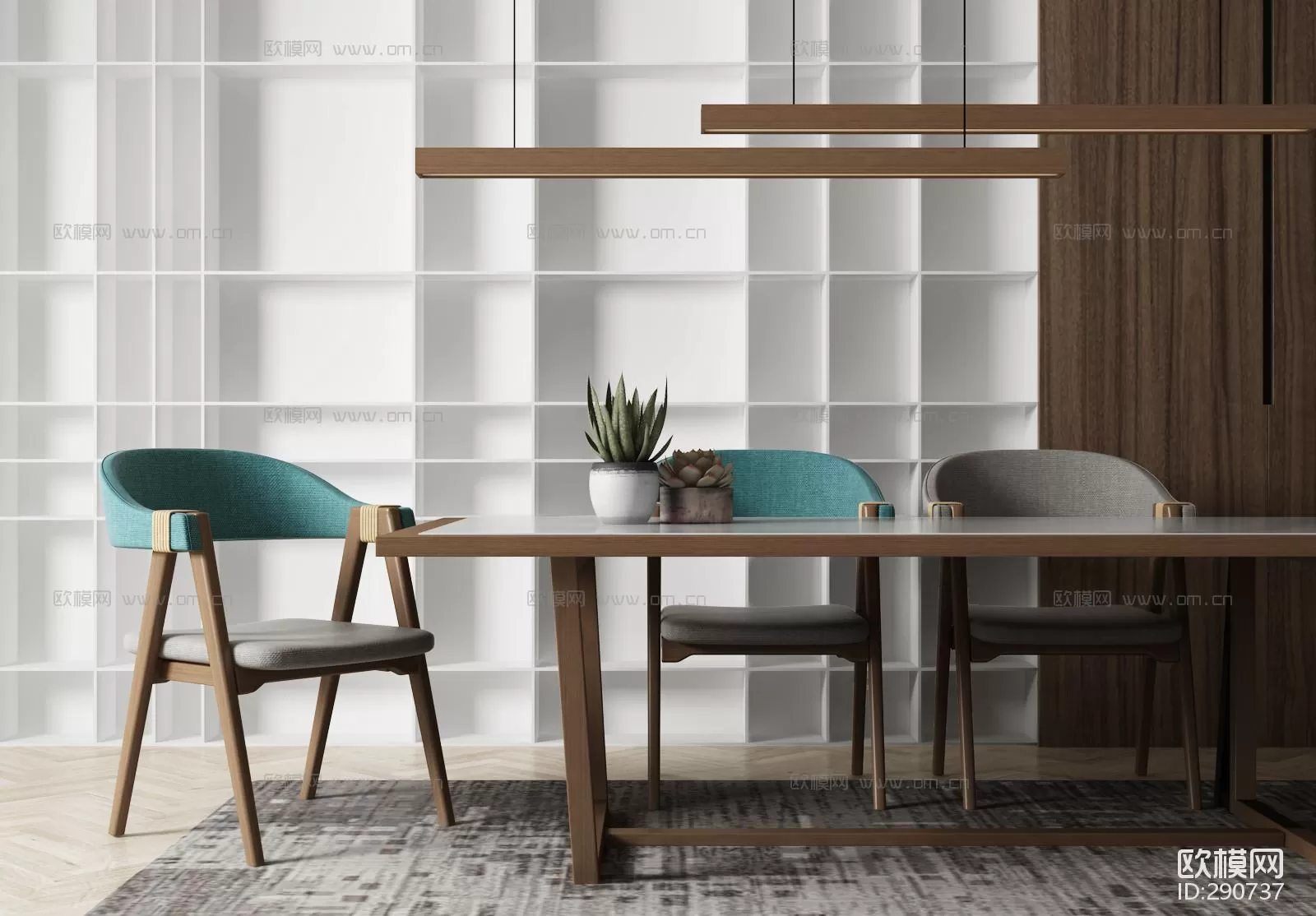 DECOR HELPER – KITCHEN – TABLE SET 3D MODELS – 167