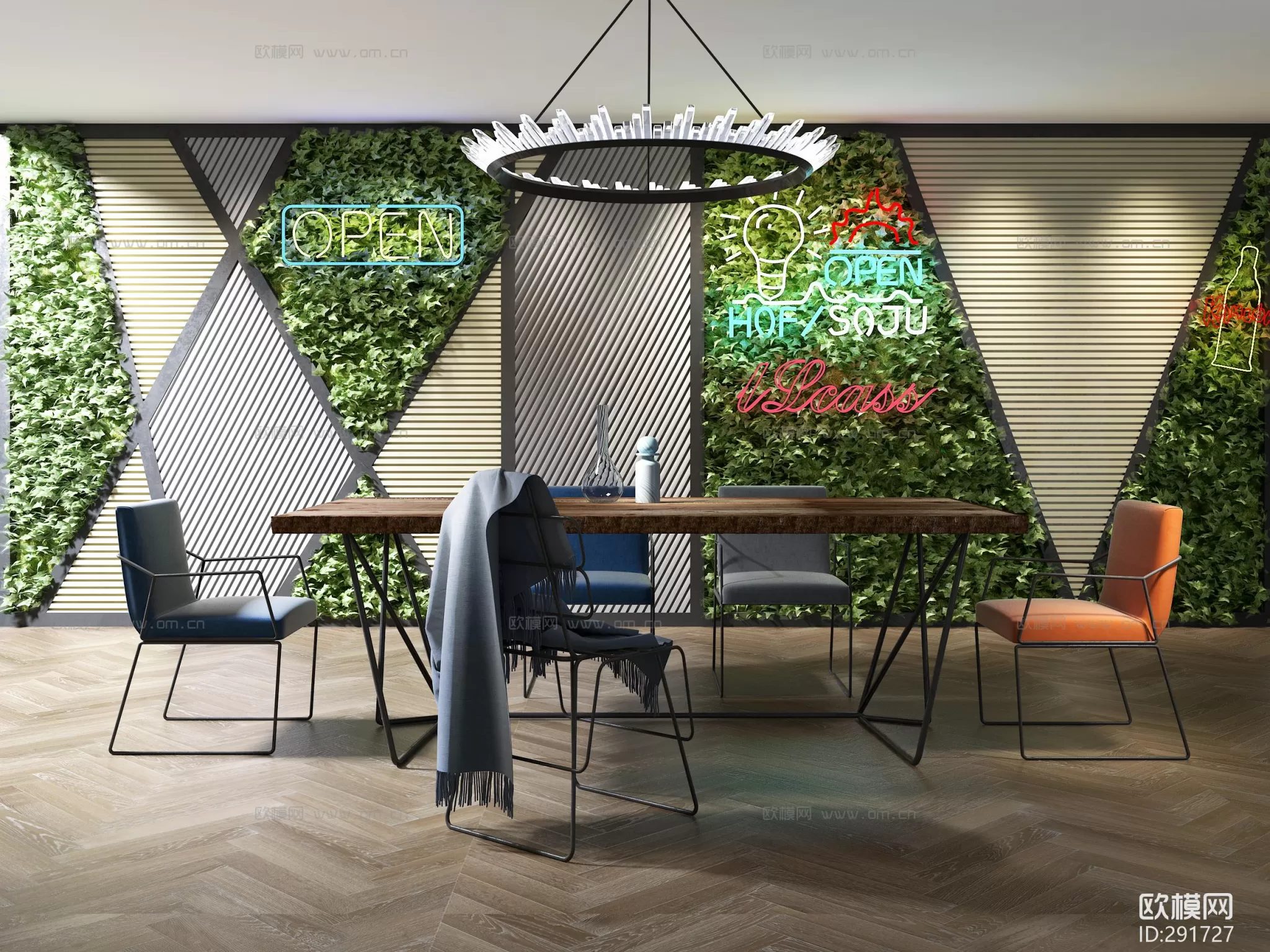 DECOR HELPER – KITCHEN – TABLE SET 3D MODELS – 169