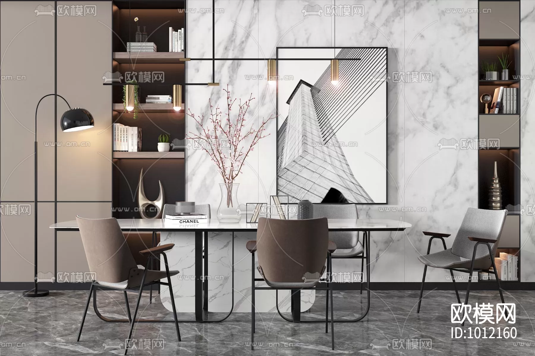 DECOR HELPER – KITCHEN – TABLE SET 3D MODELS – 18