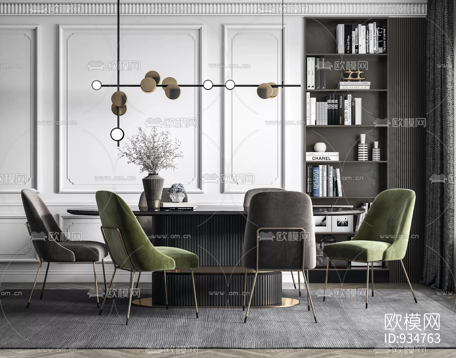 DECOR HELPER – KITCHEN – TABLE SET 3D MODELS – 187