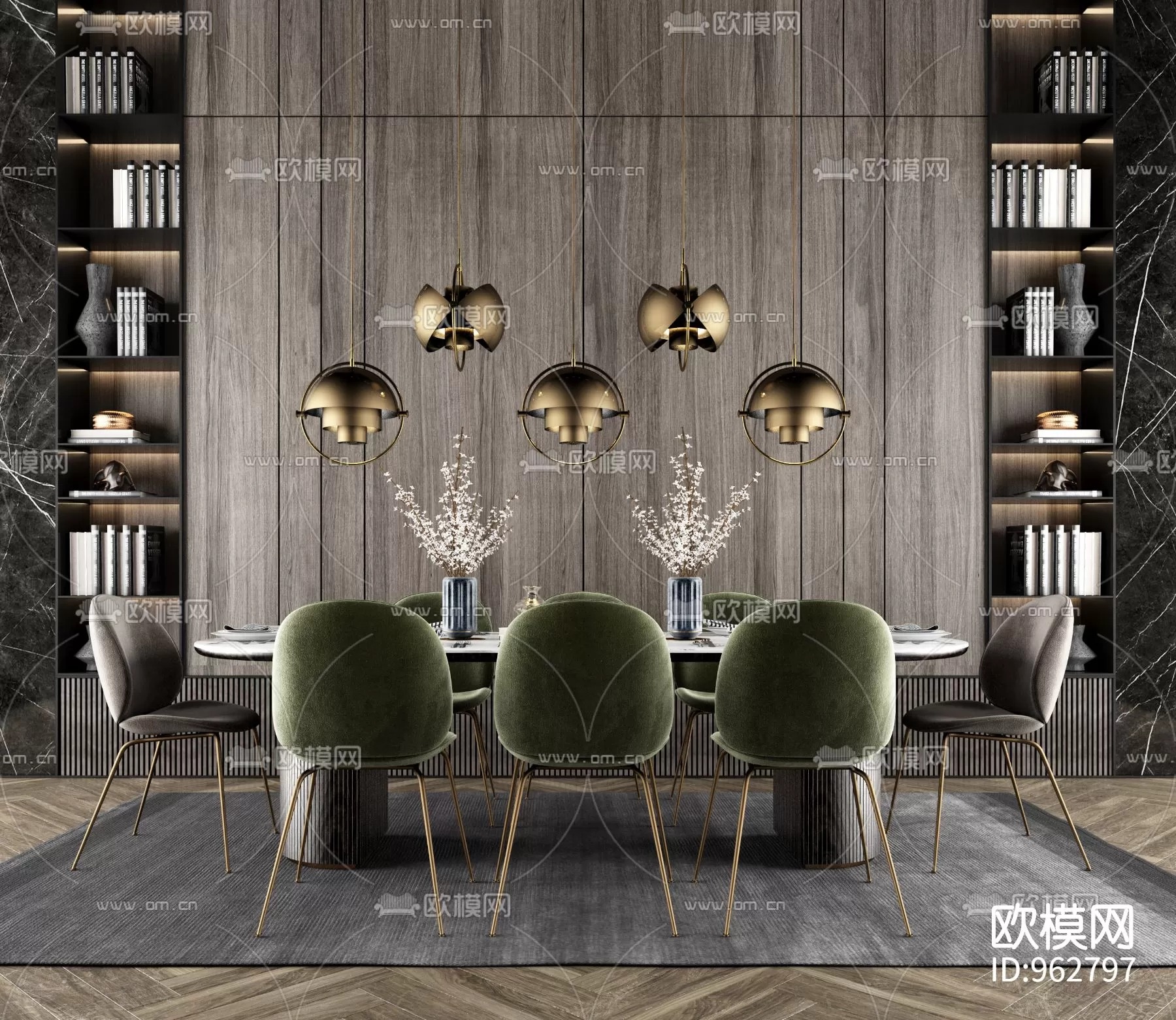 KITCHEN - TABLE SET 3D MODELS