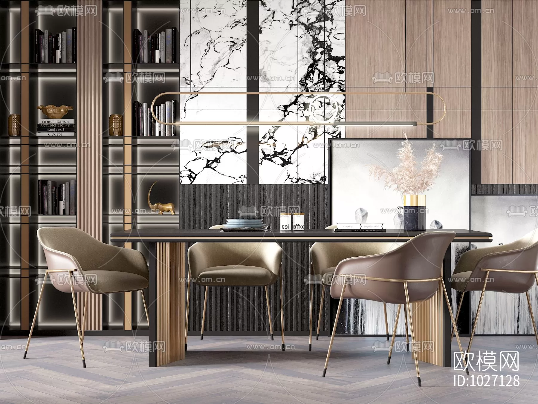 DECOR HELPER – KITCHEN – TABLE SET 3D MODELS – 22